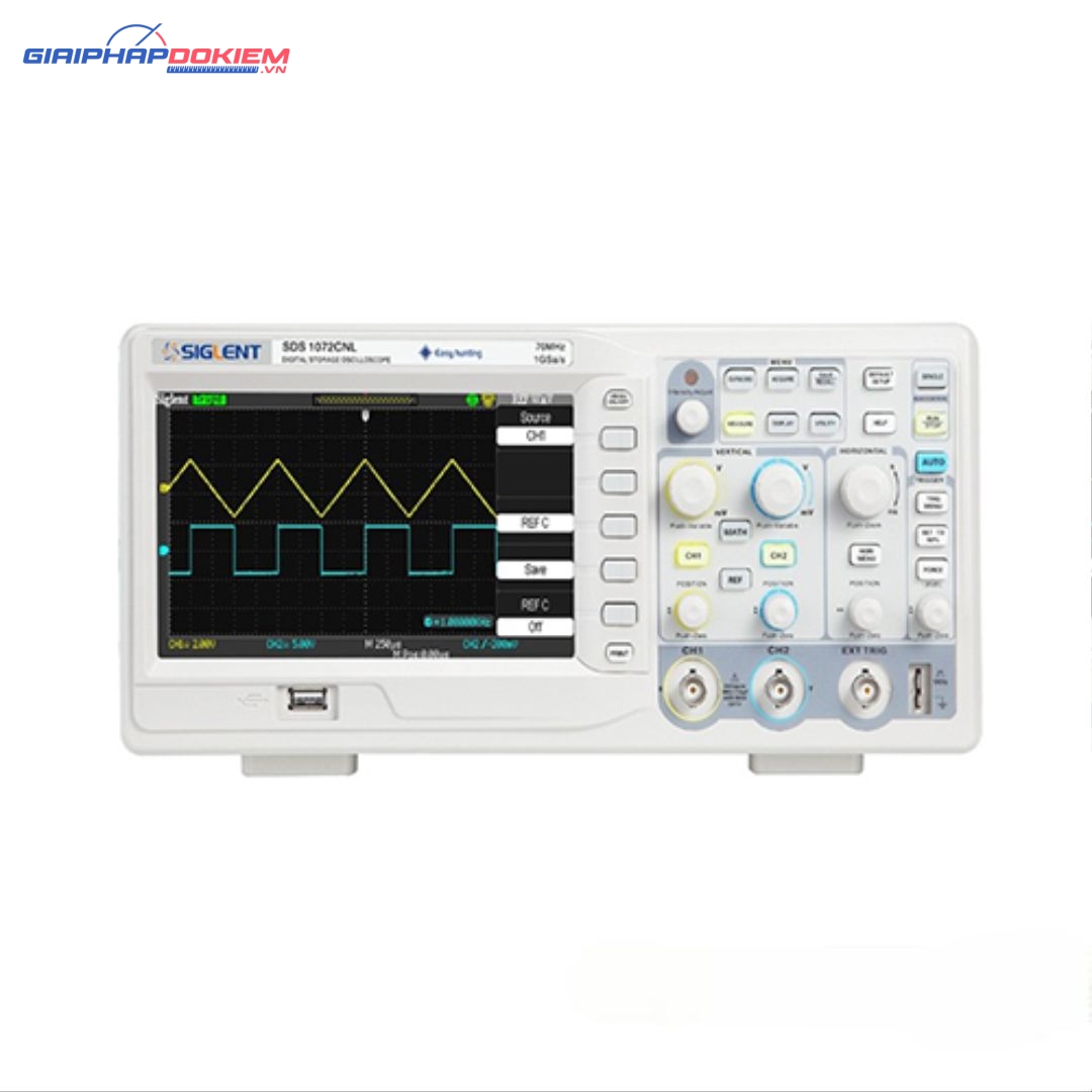 Máy hiện sóng, Oscilloscope Siglent SDS1102CNL, 100MHz, 2 CH 2 Máy hiện sóng, Oscilloscope Siglent SDS1102CNL