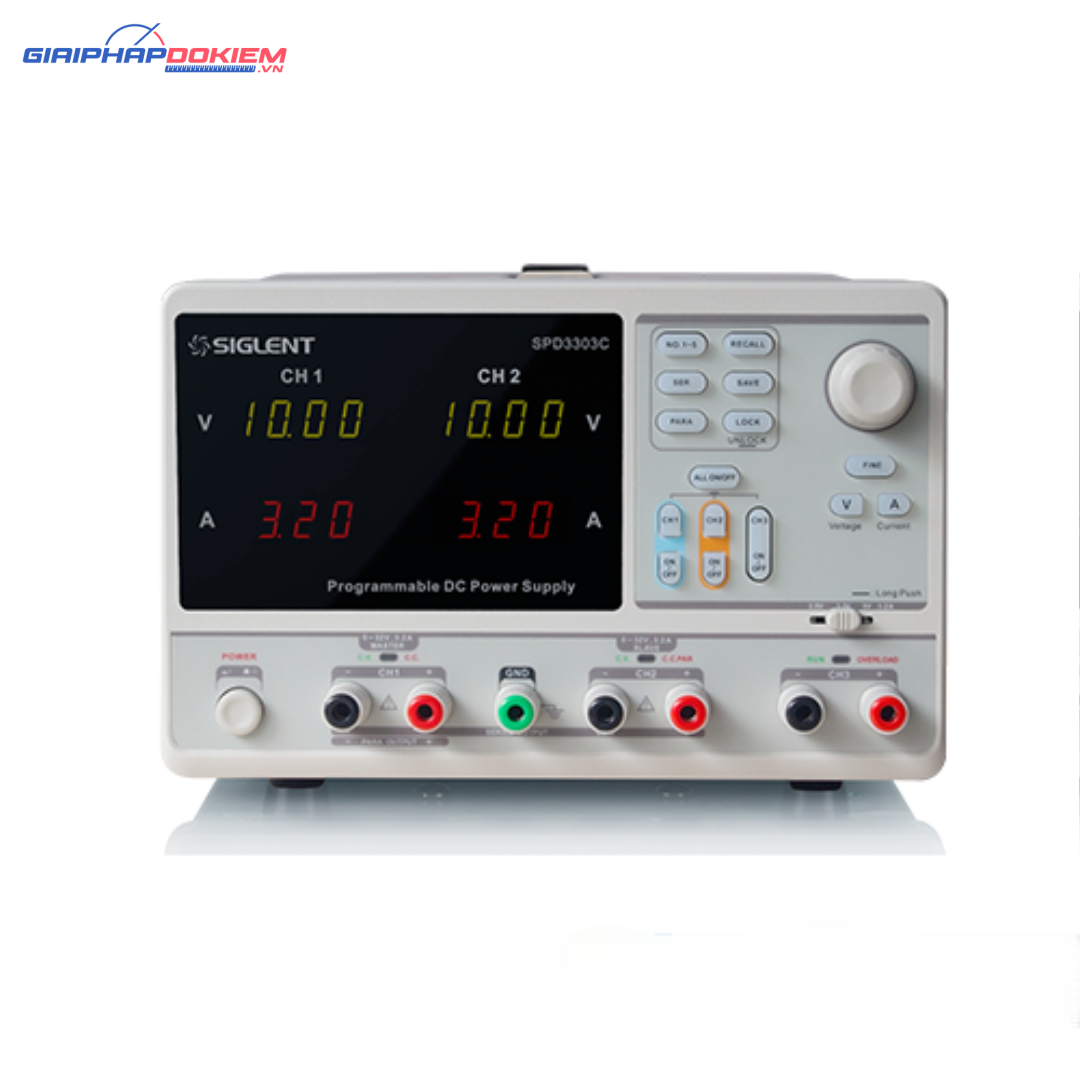 Nguồn một chiều (DC) Siglent SPD3303D, 3 CH, 30V/3A 3 Nguồn một chiều (DC) Siglent SPD3303D