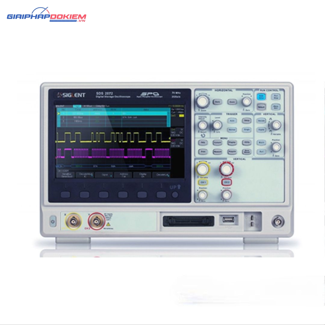 Máy hiện sóng, Oscilloscope Siglent SDS2202, 200 MHz, 2 CH 3 Máy hiện sóng, Oscilloscope Siglent SDS2202
