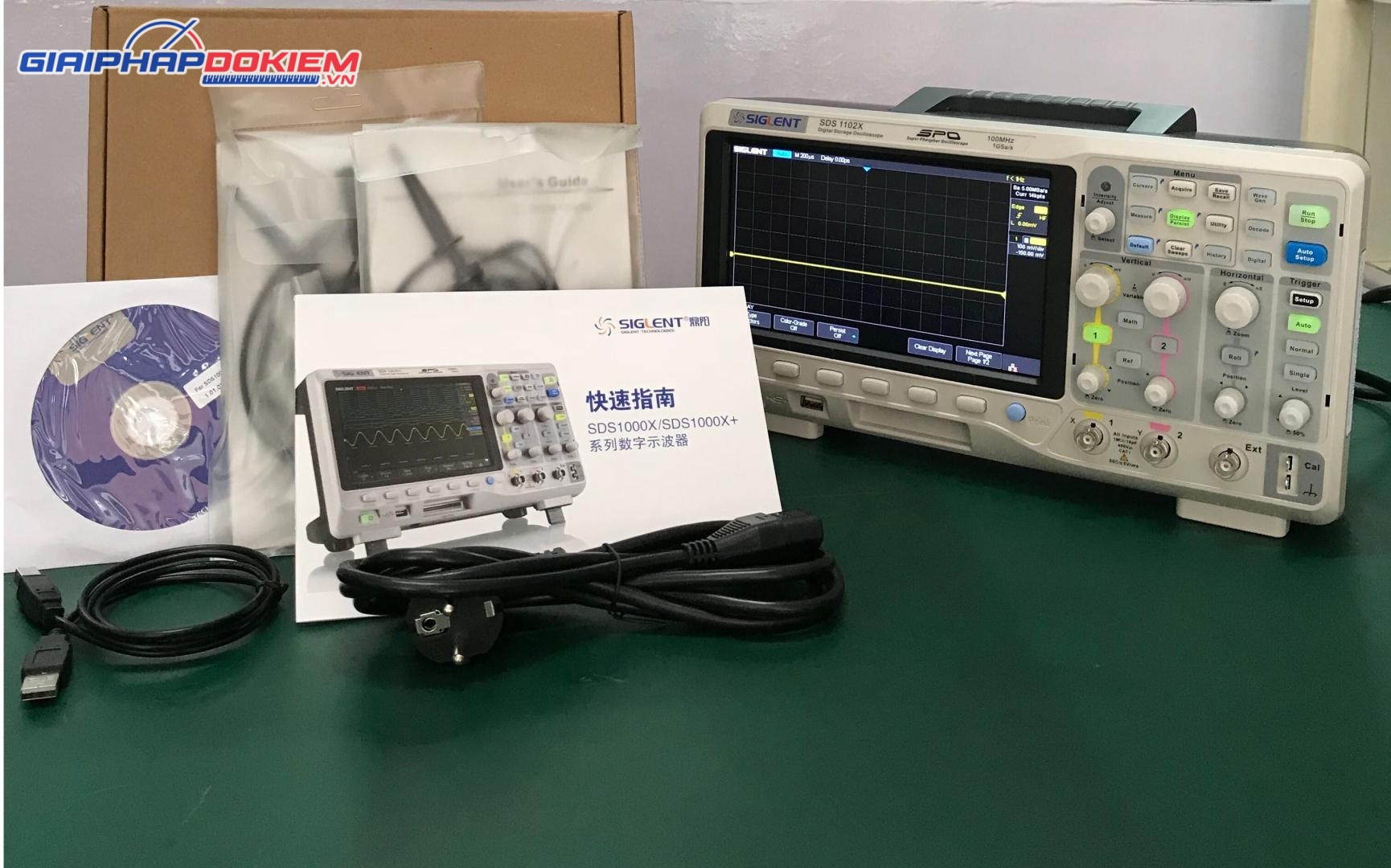 Máy hiện sóng Oscilloscope Siglent SDS1202X 200Mhz, 2 CH 6 Máy hiện sóng Oscilloscope Siglent SDS1202X 200Mhz, 2 CH