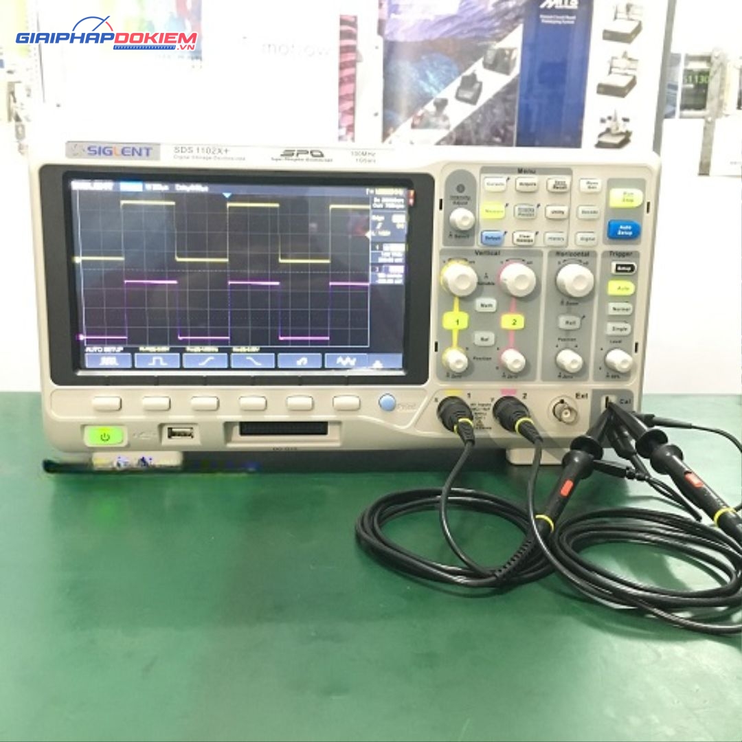 Máy hiện sóng Oscilloscope Siglent SDS1102X+, 100Mhz, 2 CH 7 giaiphapdokiem vn 36