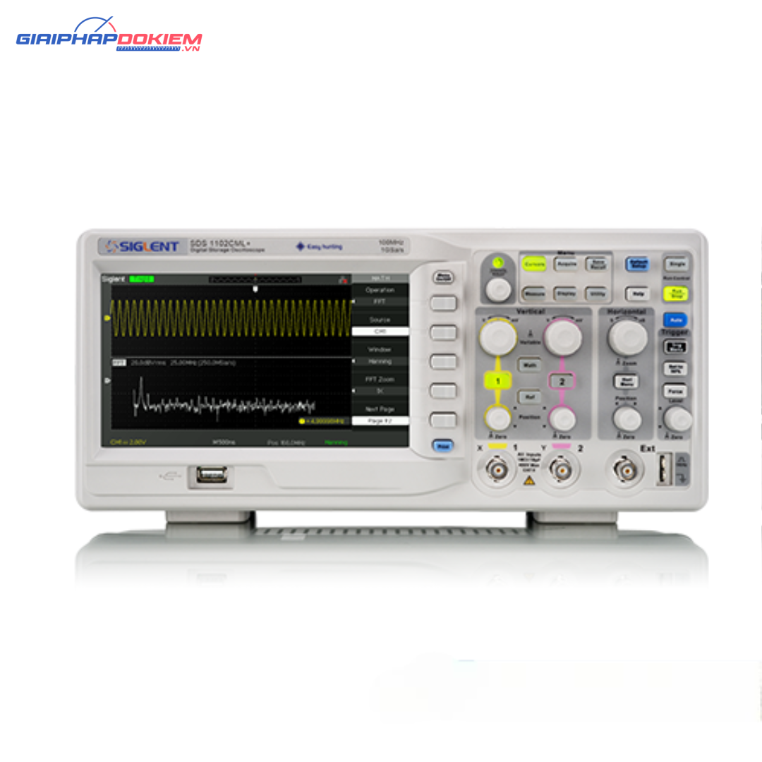 Máy hiện sóng, Oscilloscope Siglent SDS1072CML, 70MHz, 2 CH 2 Máy hiện sóng, Oscilloscope Siglent SDS1072CML