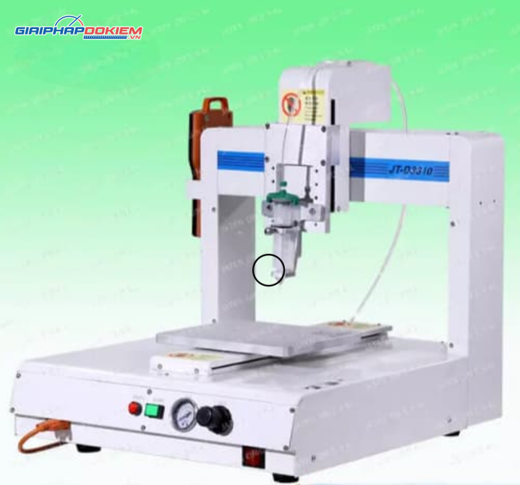 Máy tra keo tự động 3 trụ Jaten JT-D3410 3 Máy tra keo tự động 3 trụ Jaten JT-D3410
