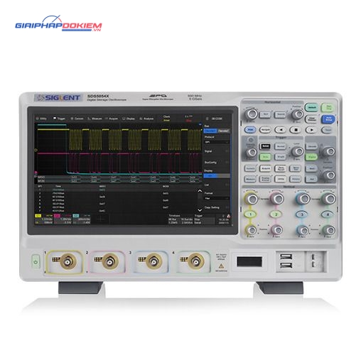 Máy hiện sóng Siglent SDS6104A 1Ghz 4 kênh 12 Máy hiện sóng Siglent SDS6104A