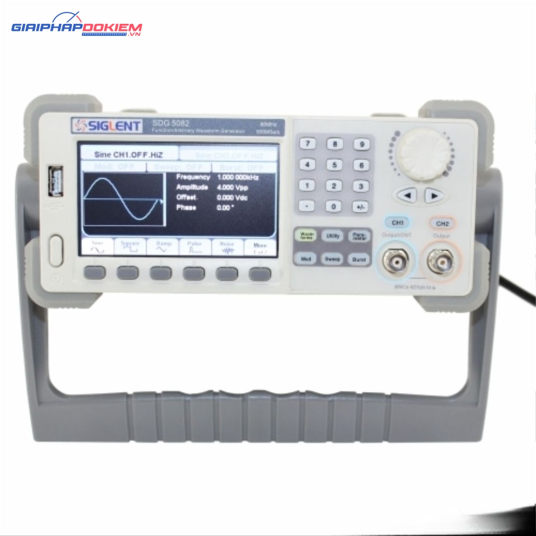Máy phát xung, hàm Siglent SDG 5082, 80MHz, 2 CH 3 Máy phát xung, hàm Siglent SDG 5082