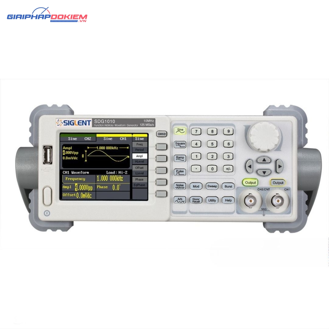 Máy phát xung, hàm Siglent SDG 1005 5Mhz 2 CH 3 Máy phát xung, hàm Siglent SDG 1005