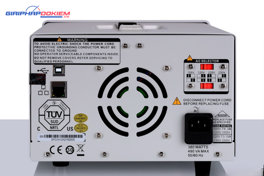 Nguồn một chiều (DC) Siglent SPD3303X 3CH/32V/3A 4 Nguồn một chiều (DC) Siglent SPD3303X 3CH/32V/3A