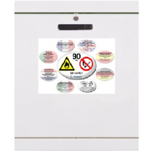 Tủ an toàn chống cháy 1 cửa Ecosafe 761T