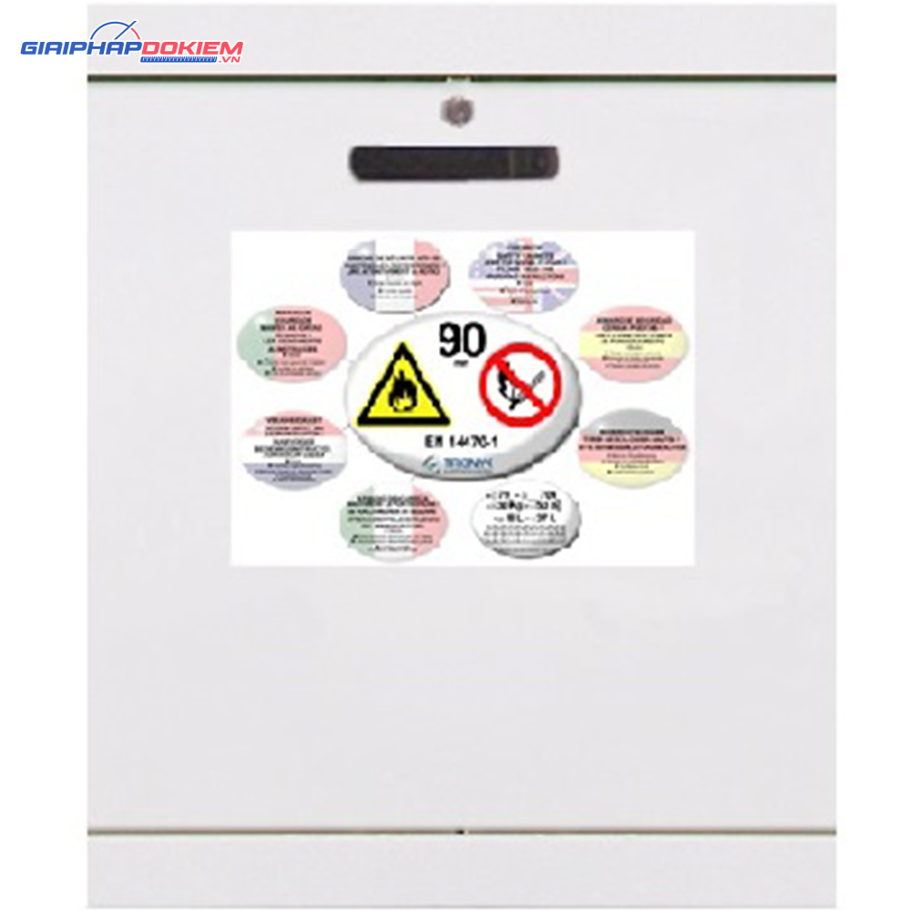 Tủ an toàn chống cháy 1 cửa Ecosafe 761T 4 Tủ an toàn chống cháy 1 cửa Ecosafe 761T