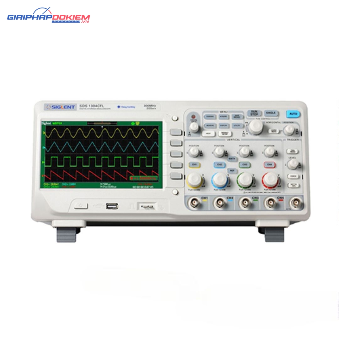 Máy hiện sóng, Oscilloscope Siglent SDS1204CFL, 200 MHz, 4 CH 3 Máy hiện sóng, Oscilloscope Siglent SDS1204CFL, 200 MHz, 4 CH
