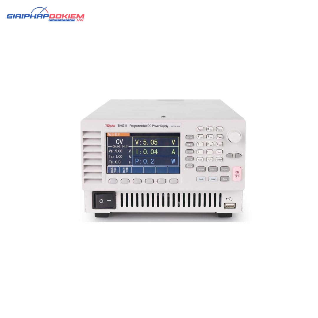 Máy cấp nguồn DC lập trình Tonghui TH6711 6 Máy cấp nguồn DC lập trình Tonghui TH6711