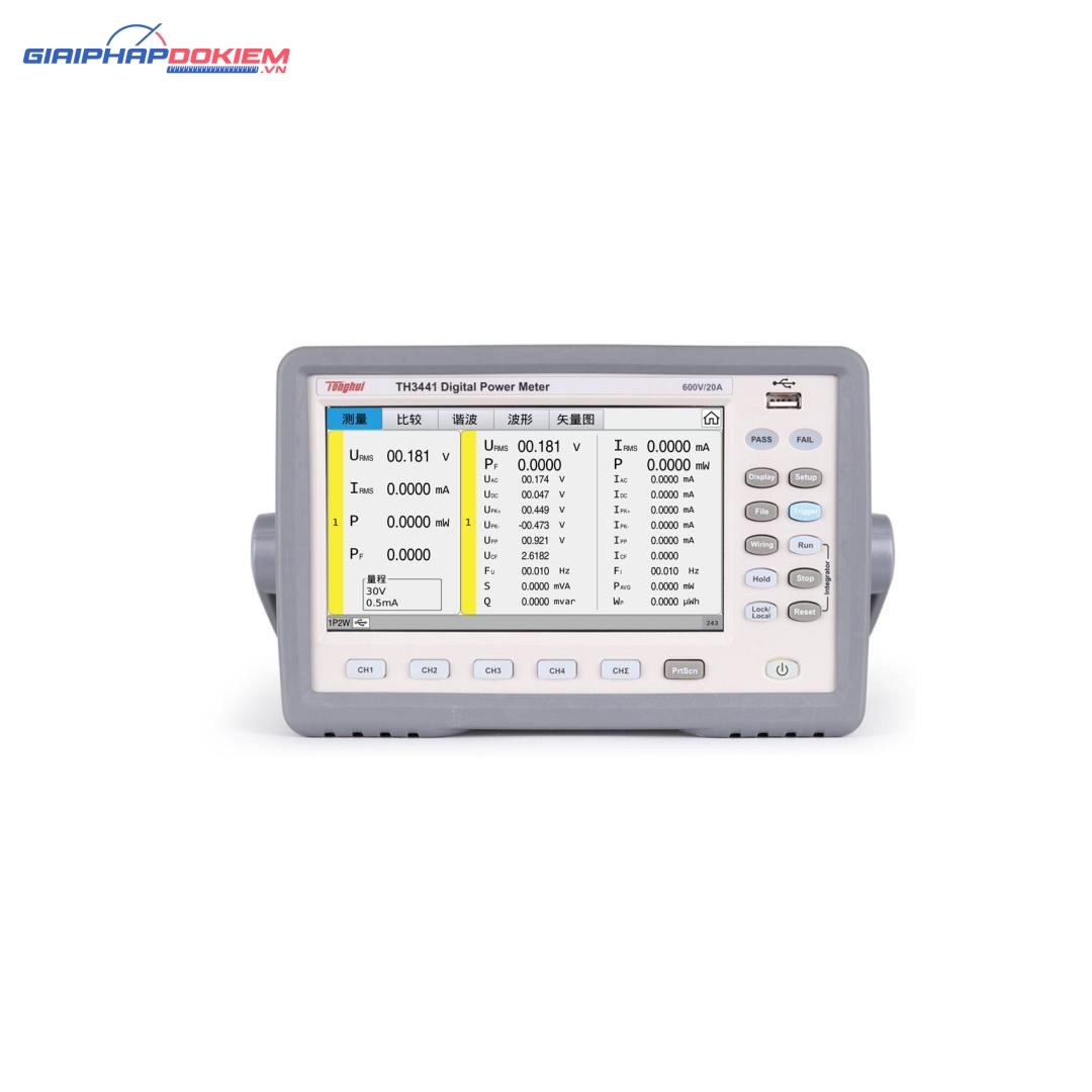 Máy đo công suất Tonghui TH3441 4 Máy đo công suất Tonghui TH3441