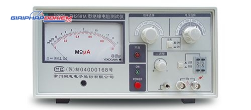 Máy đo điện trở cách điện Analog Tonghui TH2681A 6 may do dien tro cach dien analog tonghui th2681a 1 4m0l