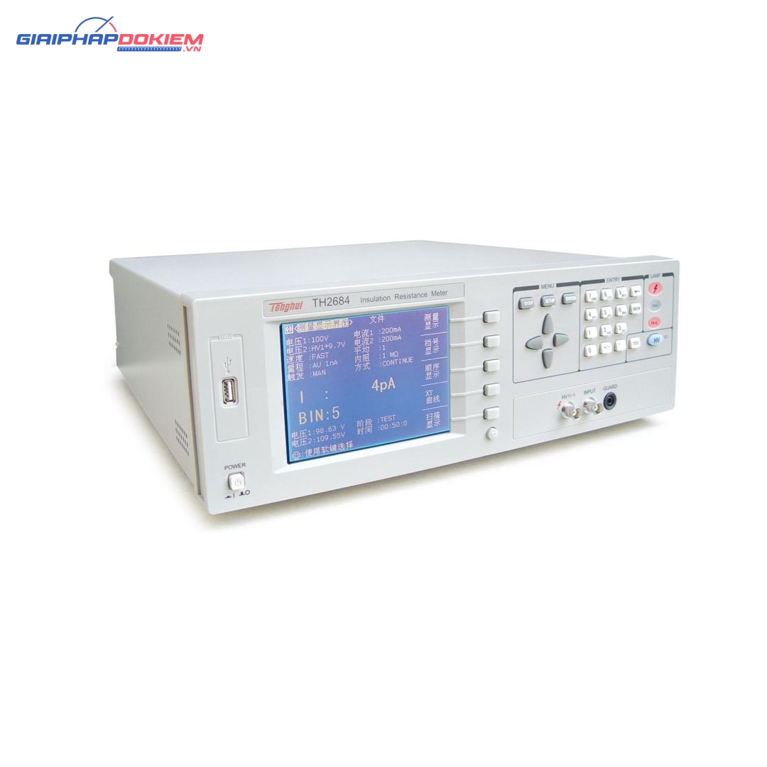 Máy đo điện trở cách điện TongHui TH2684 10kΩ - 50TΩ 6 Máy đo điện trở cách điện TongHui TH2684 10kΩ - 50TΩ