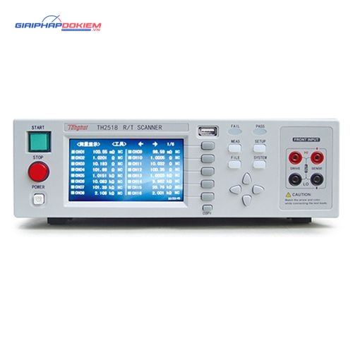 Máy đo điện trở DC và quét nhiệt độ TongHui TH2518 4 Máy đo điện trở DC và quét nhiệt độ TongHui TH2518
