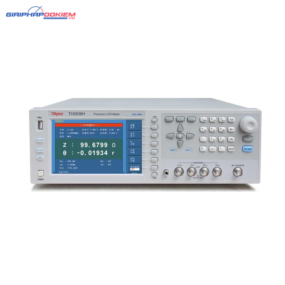 Máy đo LCR để bàn Tonghui TH2838H 5 Máy đo LCR để bàn Tonghui TH2838H