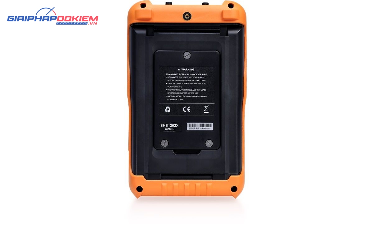 Máy hiện sóng cầm tay Siglent SHS1102X 100Mhz 2 kênh 15 may hien song cam tay siglent shs1102x 100mhz 2 kenh shs1x back 1200x735 white b 0ar2