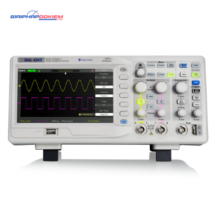 Máy hiện sóng, Oscilloscope Siglent SDS1052DL+, 50MHz, 2 CH 2 Máy hiện sóng, Oscilloscope Siglent SDS1052DL+