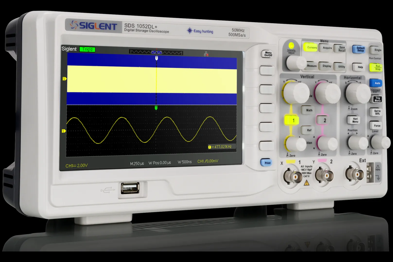 Máy hiện sóng, Oscilloscope Siglent SDS1052DL+, 50MHz, 2 CH 3 Máy hiện sóng, Oscilloscope Siglent SDS1052DL+, 50MHz, 2 CH