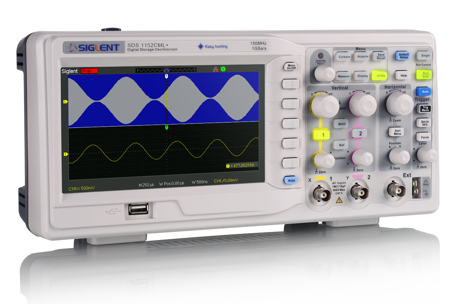 Máy hiện sóng, Oscilloscope Siglent SDS1152CML+, 150 MHz, 2 CH 5 Máy hiện sóng, Oscilloscope Siglent SDS1152CML+, 150 MHz, 2 CH