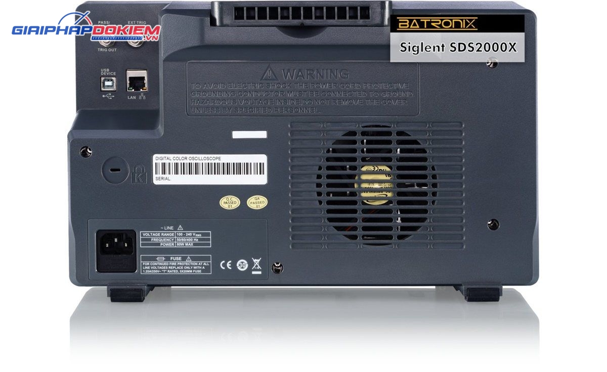 Máy hiện sóng số Siglent SDS2202X, 200 MHz, 2 CH, 2GSa/s 5 Máy hiện sóng số Siglent SDS2202X, 200 MHz, 2 CH, 2GSa/s