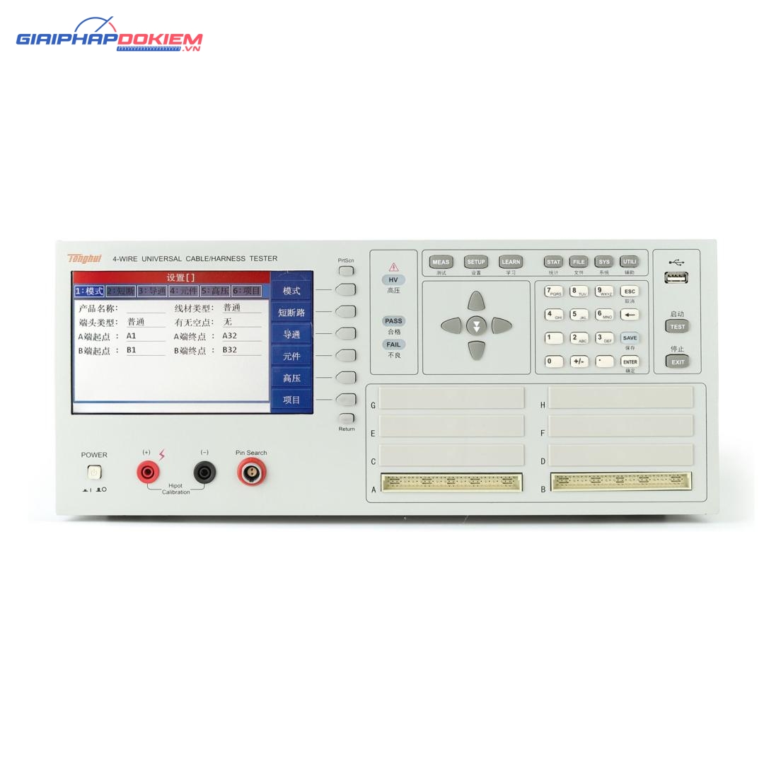 Máy kiểm tra cáp truyền dữ liệu TongHui TH8602 4 Máy kiểm tra cáp truyền dữ liệu TongHui TH8602