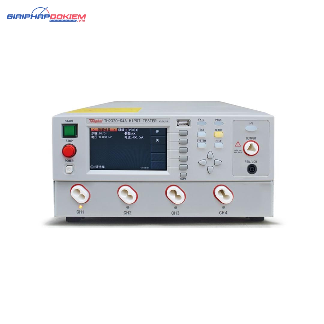 Máy kiểm tra Hi-Pot 4 kênh TongHui TH9320S4A 5kVAC-6kVDC 5 Máy kiểm tra Hi-Pot 4 kênh TongHui TH9320S4A 5kVAC-6kVDC