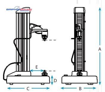 Máy kiểm tra lực kéo nén Ametek LS2.5Plus 2500N 9 may kiem tra luc keo nen ametek ls plus series 1 5kn thong so ky thuat ametek lsplus jojg