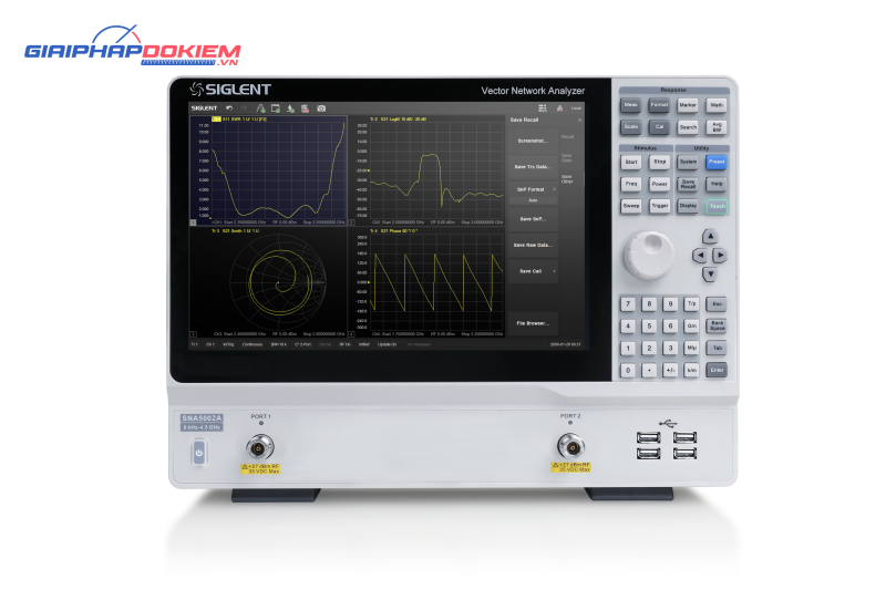 Máy phân tích mạng vector Siglent SNA5002A 9kHz ~ 4.5GHz 9 Máy phân tích mạng vector Siglent SNA5002A 9kHz ~ 4.5GHz