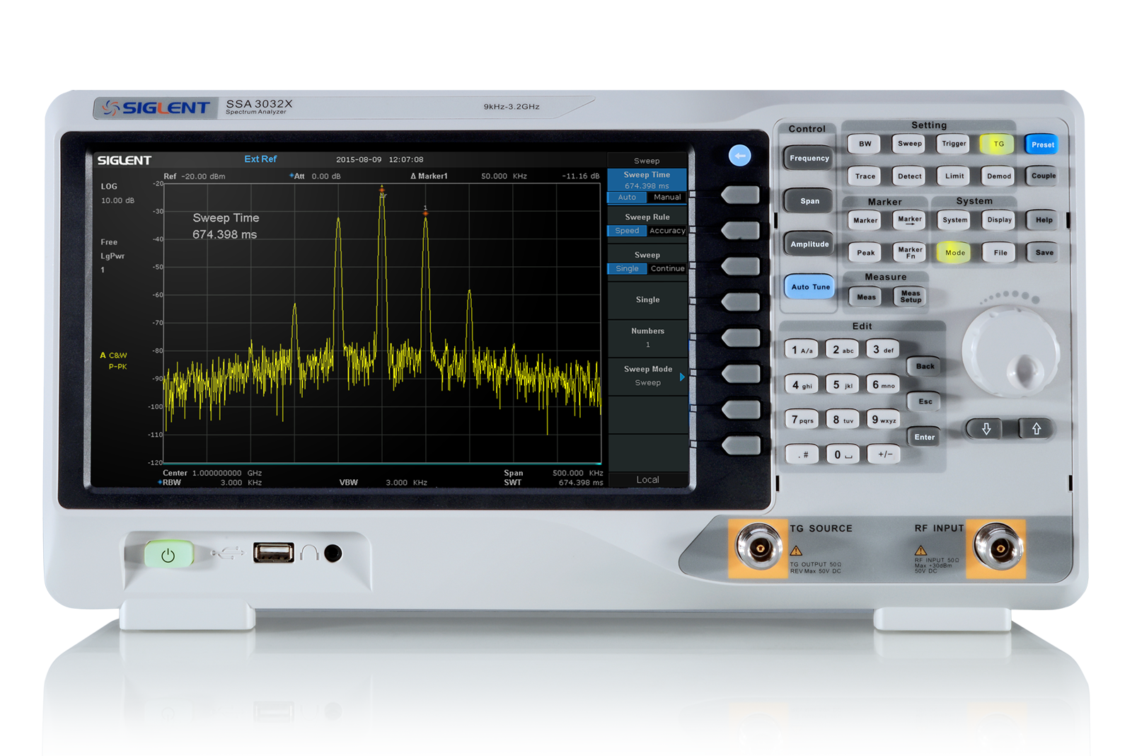 Máy phân tích phổ Siglent SSA3021X 9KHz-2.1GHz 6 Máy phân tích phổ Siglent SSA3021X 9KHz-2.1GHz