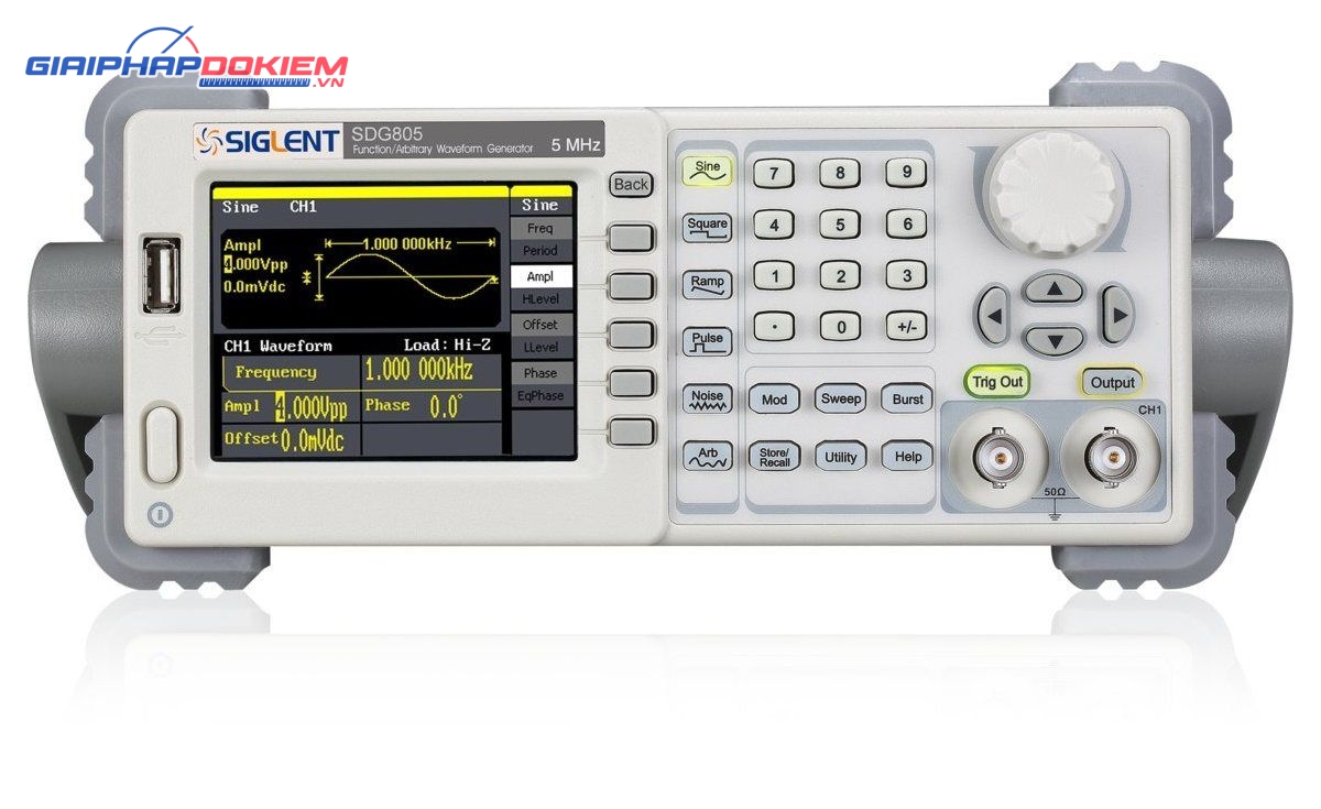Máy phát xung hàm Siglent SDG805 5MHz 1 CH 6 Máy phát xung hàm Siglent SDG805 5MHz 1 CH