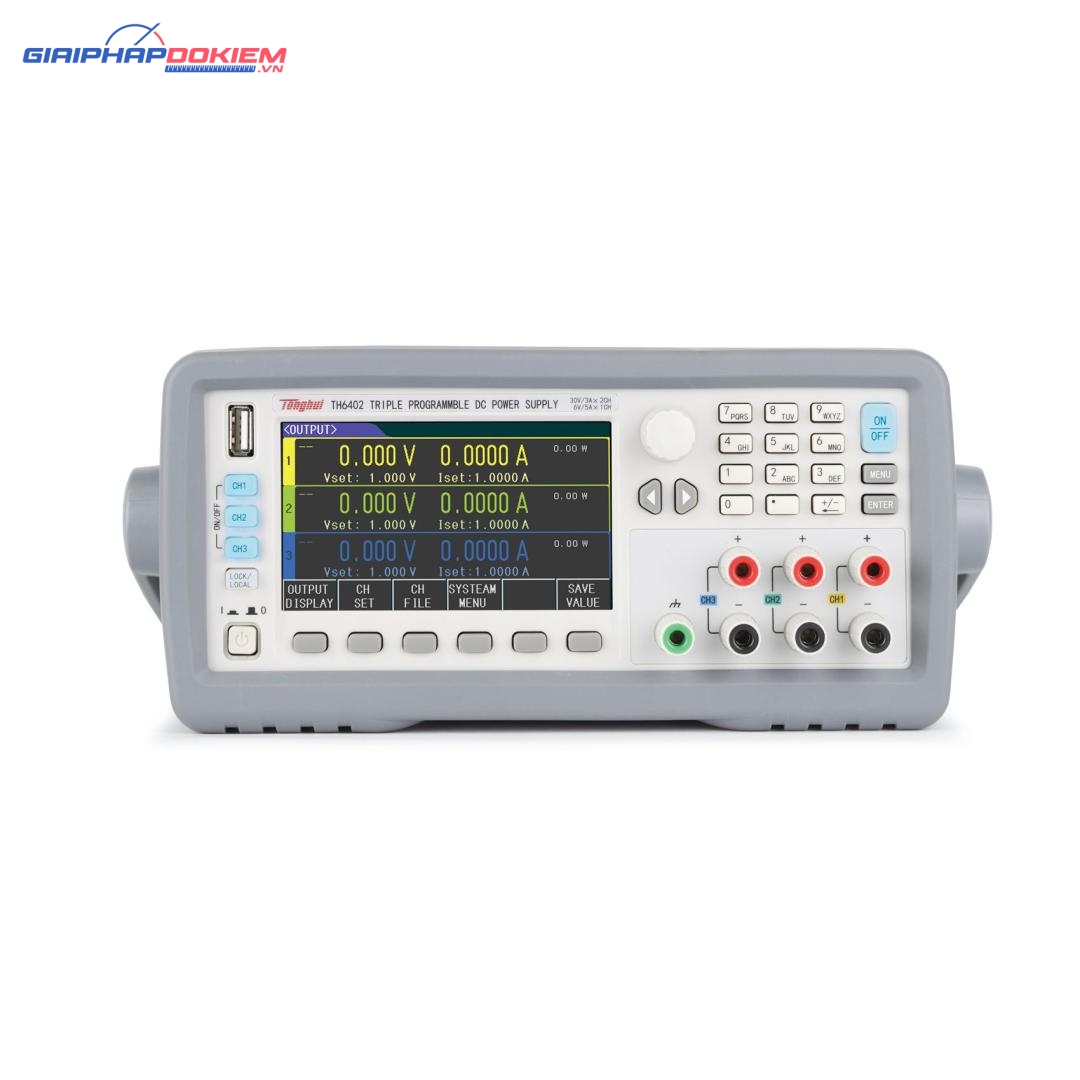 Nguồn điện lập trình tuyến tính ba kênh TongHui TH6402 3 Nguồn điện lập trình tuyến tính ba kênh TongHui TH6402