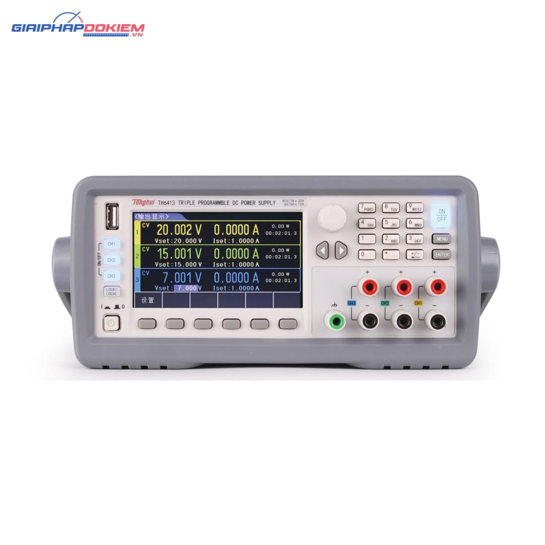 Nguồn điện lập trình tuyến tính ba kênh TongHui TH6413 3 Nguồn điện lập trình tuyến tính ba kênh TongHui TH6413