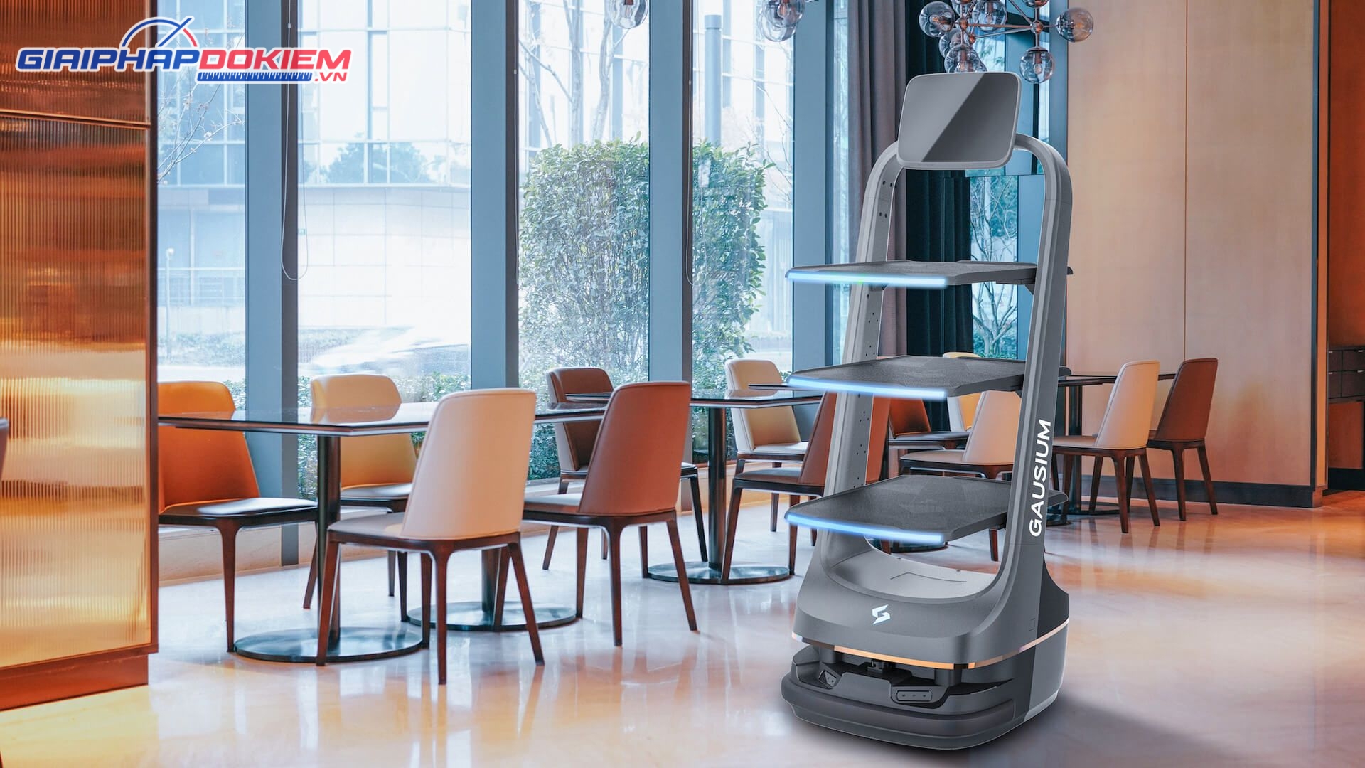 Robot giao đồ ăn tự động Softbank Robotic X1 Pro 8 Robot giao đồ ăn tự động Softbank Robotic X1 Pro