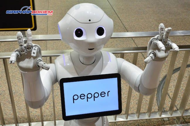 Robot giáo dục Softbank Robotic Pepper 31 robot giao duc softbank robotic pepper shutterstock pepper robot 9vls