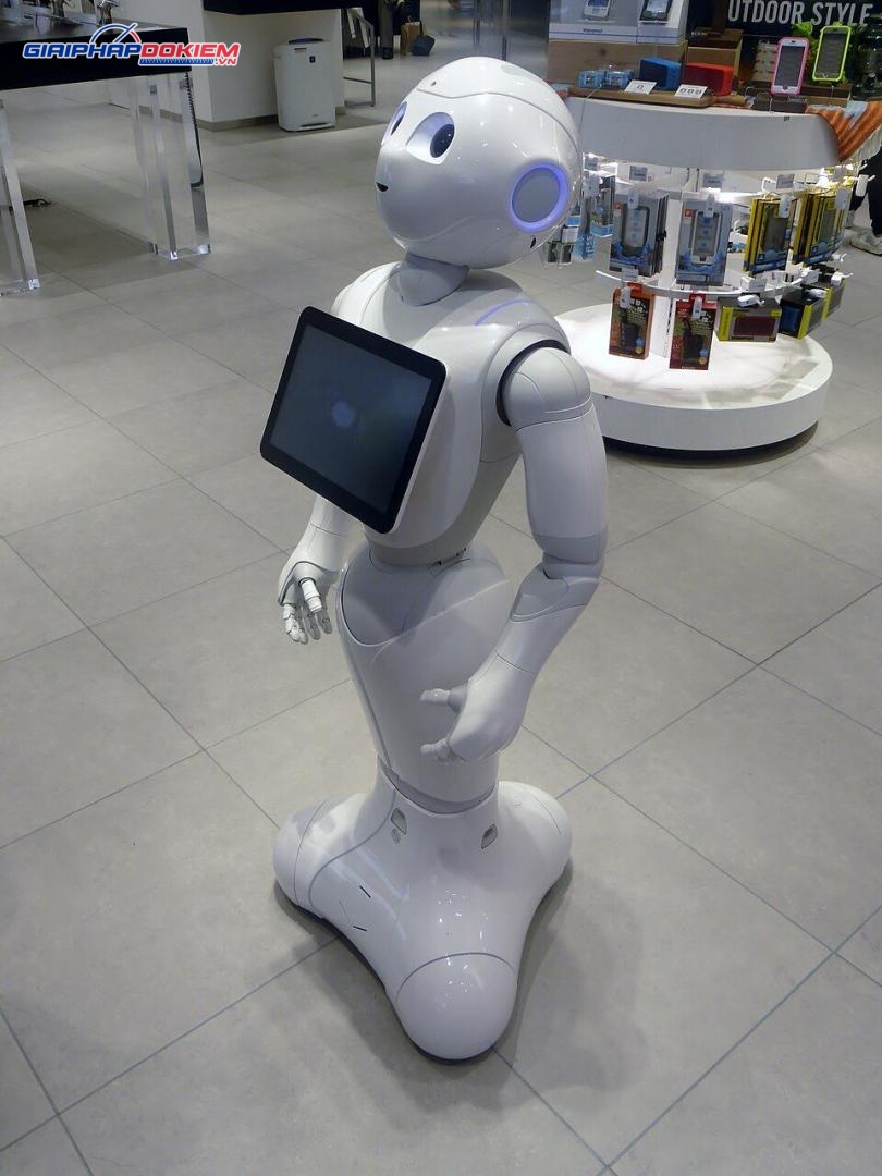 Robot giáo dục Softbank Robotic Pepper 10 Robot giáo dục Softbank Robotic Pepper