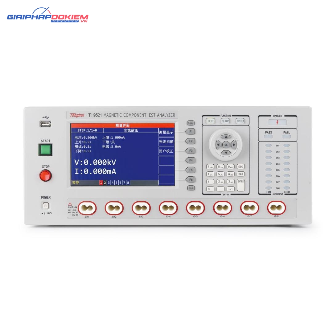 Thiết bị kiểm tra an toàn điện TongHui TH9521 4 Thiết bị kiểm tra an toàn điện TongHui TH9521