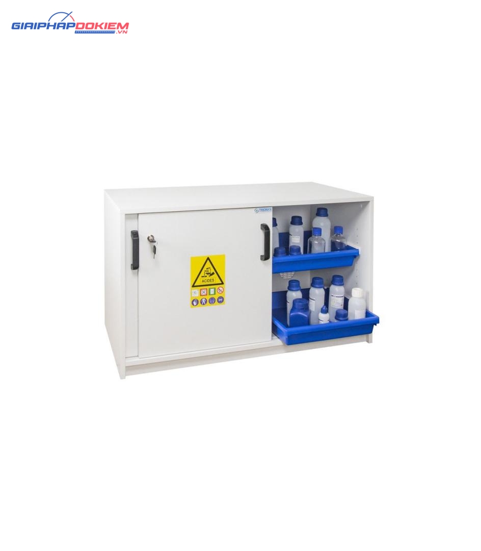 Tủ chống ăn mòn 2 cửa Ecosafe APC62+ 50 tu chong an mon 2 cua ecosafe apc62 laboratory cabinet in corrosion resistant melamine 60 l ecosafe 4 iymo