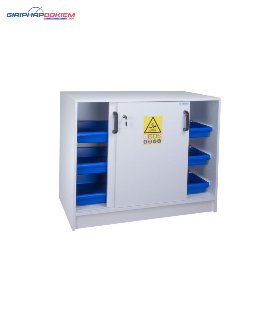 Tủ PVC chống ăn mòn 2 cửa Ecosafe APC111+ 20 tu pvc chong an mon 2 cua ecosafe apc111 corrosion resistant cabinet for acids and bases corrhizal doors 110 l ecosafe 2 krrd
