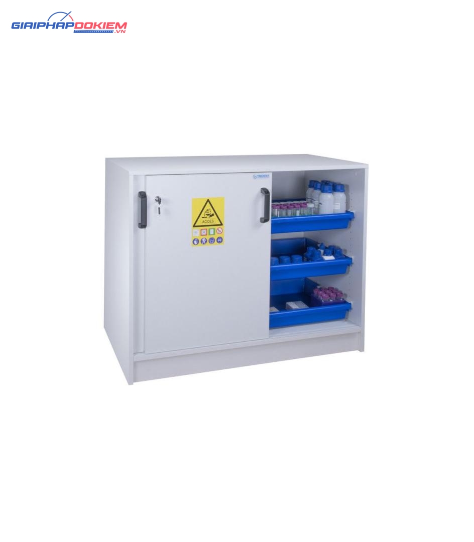 Tủ PVC chống ăn mòn 2 cửa Ecosafe APC111+ 25 tu pvc chong an mon 2 cua ecosafe apc111 corrosion resistant cabinet for acids and bases corrhizal doors 110 l ecosafe 7 nwcn