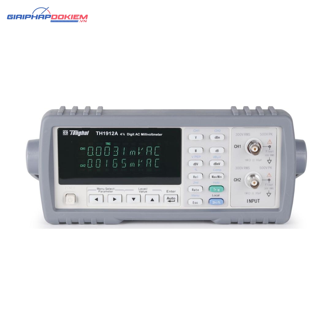Máy đo điện áp thấp MiliVolt TongHui TH1912A 50µV-300V 4 Máy đo điện áp thấp MiliVolt TongHui TH1912A 50µV-300V
