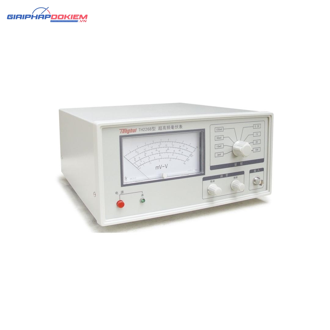 Máy đo điện áp thấp MiliVolt TongHui TH2268 1mV-10V 6 Máy đo điện áp thấp MiliVolt TongHui TH2268 1mV-10V