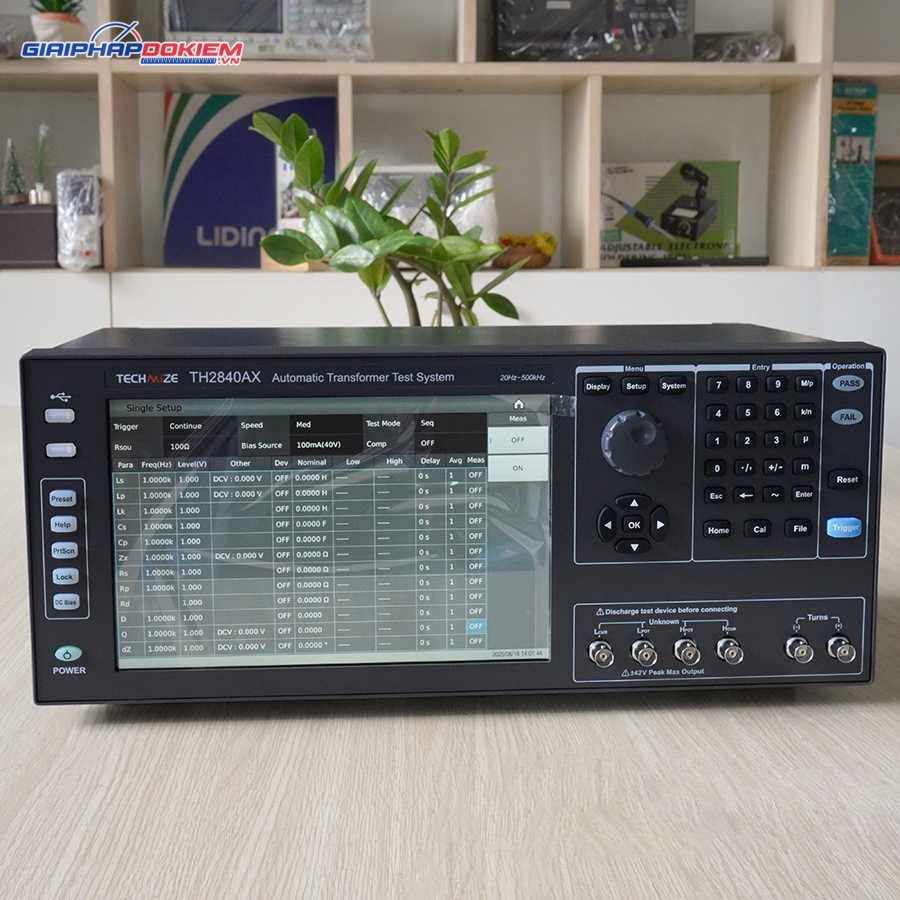 Máy kiểm tra biến áp tự động Tonghui TH2840AX 6 Máy kiểm tra biến áp tự động Tonghui TH2840AX