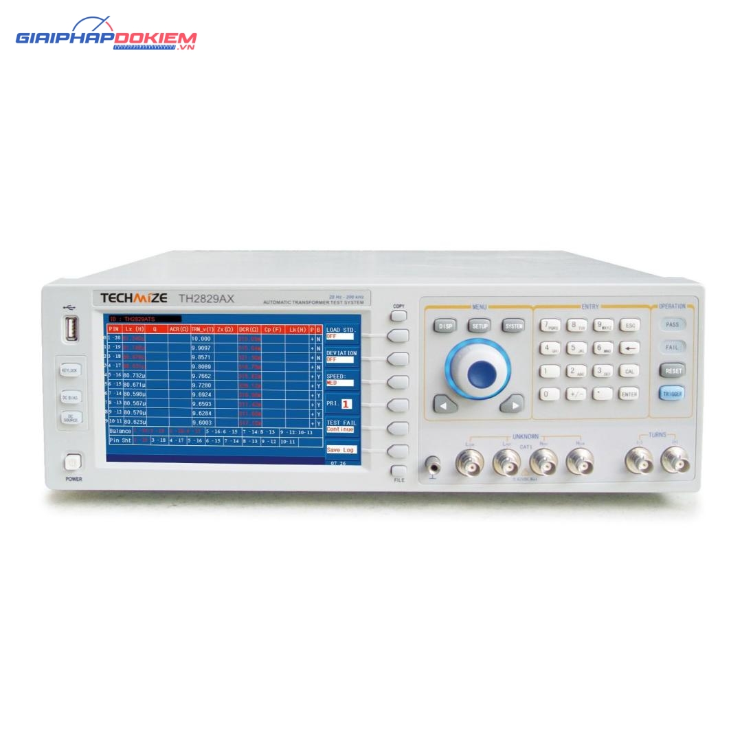 Máy kiểm tra cách điện biến áp Tonghui TH2829AX 200kHz 6 Máy kiểm tra cách điện biến áp Tonghui TH2829AX 200kHz