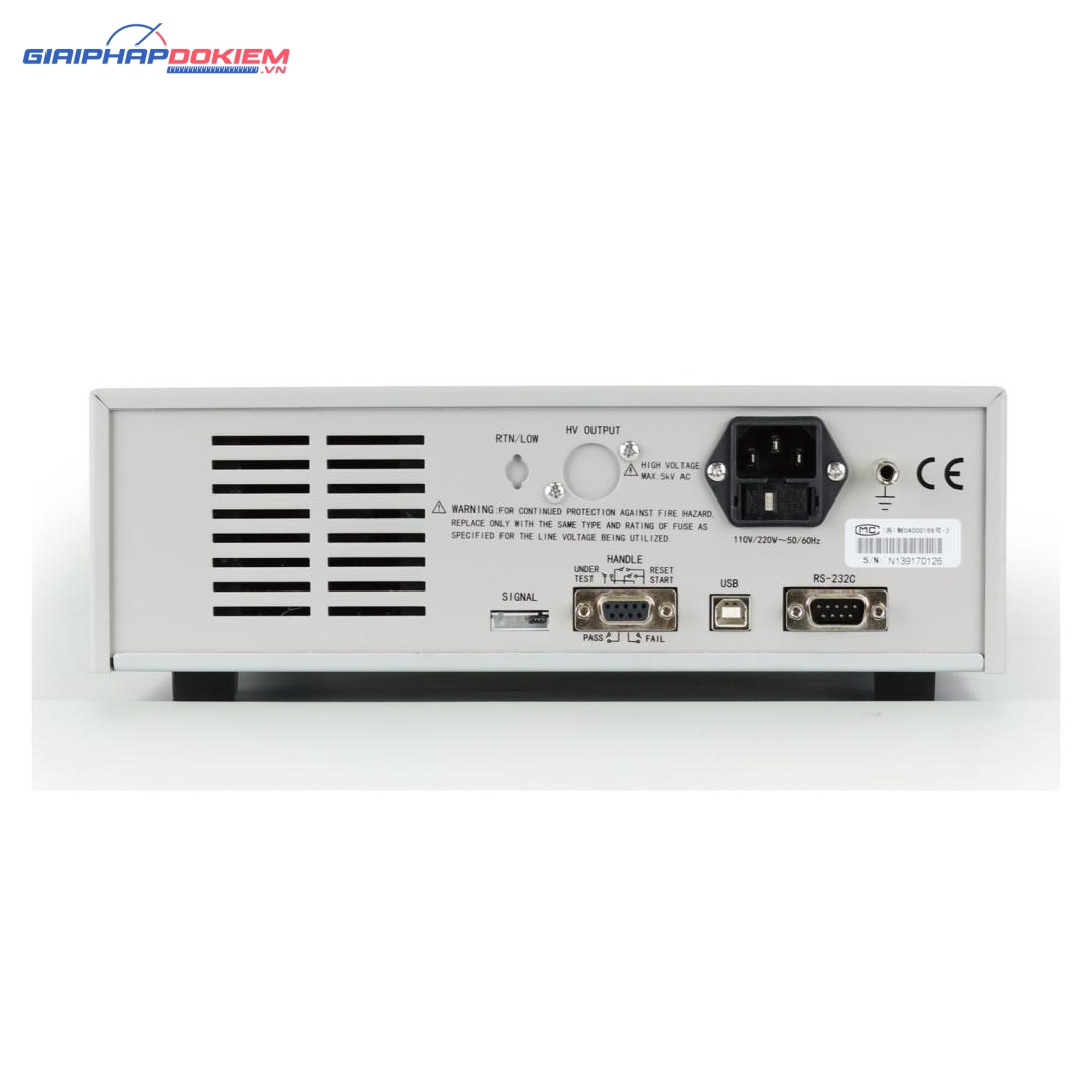 Máy kiểm tra Hipot TongHui TH9310B 5kVAC 6 Máy kiểm tra Hipot TongHui TH9310B 5kVAC