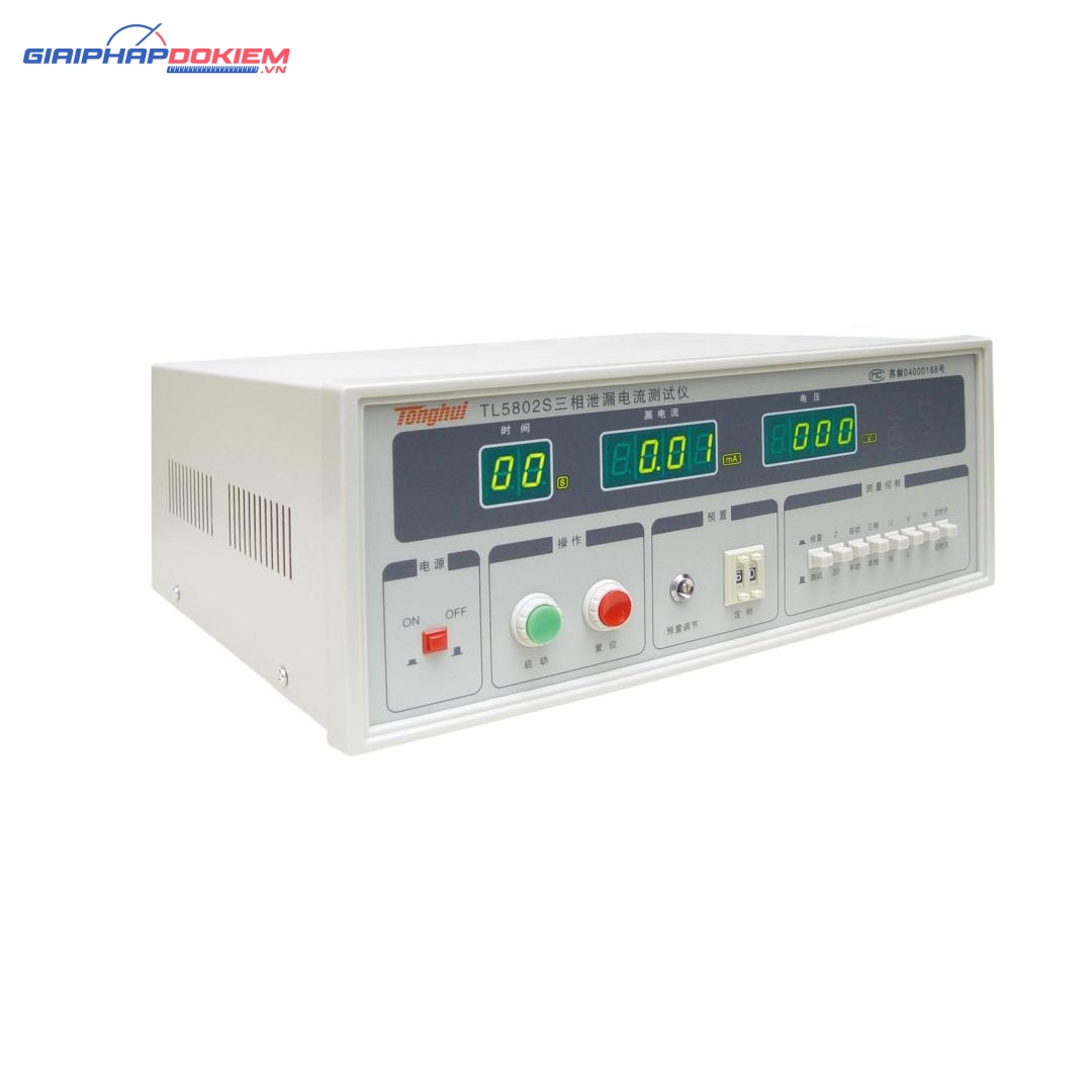 Máy kiểm tra rò rỉ dòng điện TongHui TL5802S (3 pha) 5 Máy kiểm tra rò rỉ dòng điện TongHui TL5802S (3 pha)