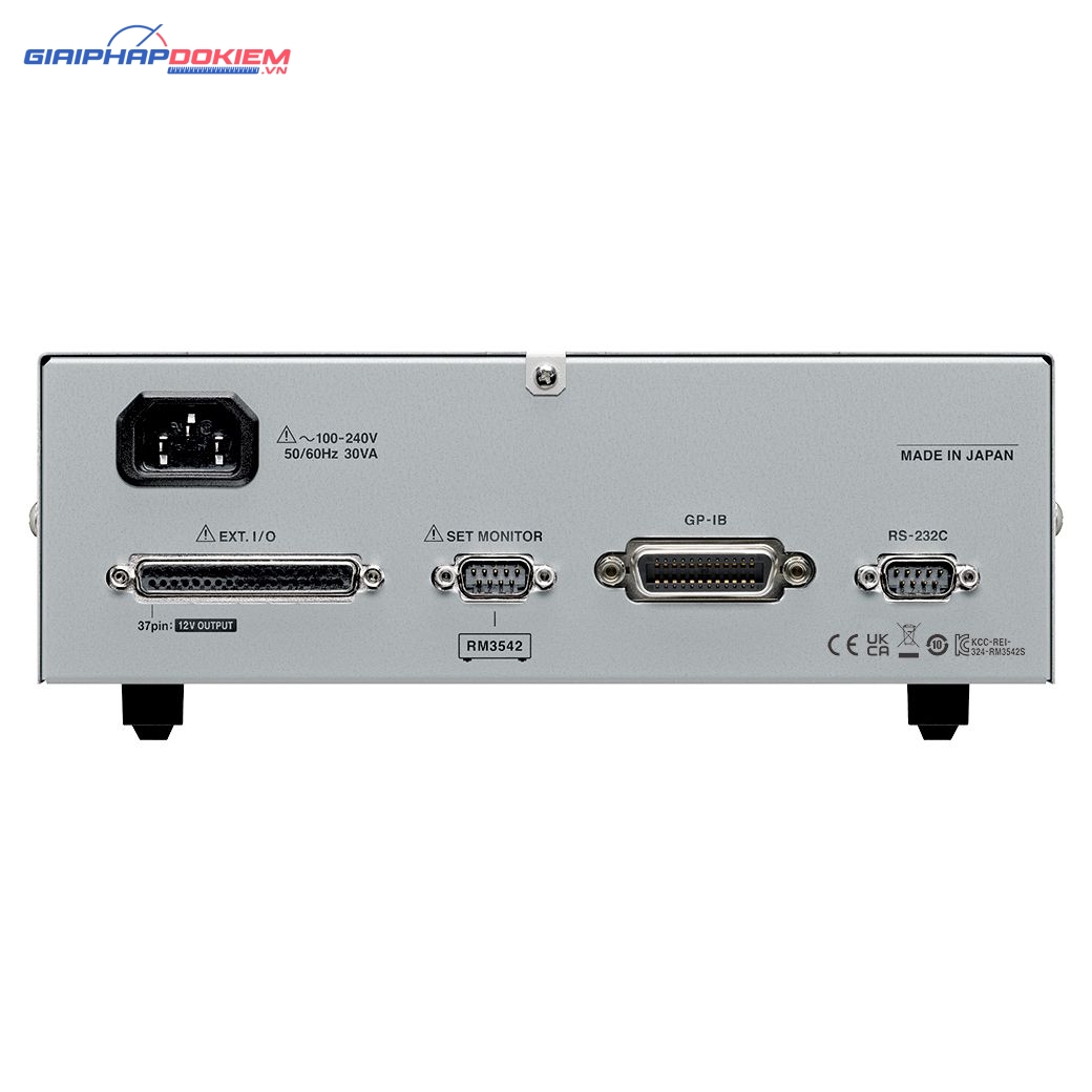 Thiết bị đo điện trở Hioki RM3542C-3 6 Thiết bị đo điện trở Hioki RM3542C-3