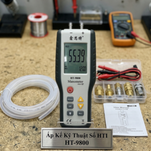 Áp Kế Kỹ Thuật Số HTI HT-9800 9 Áp Kế Kỹ Thuật Số HTI HT-9800