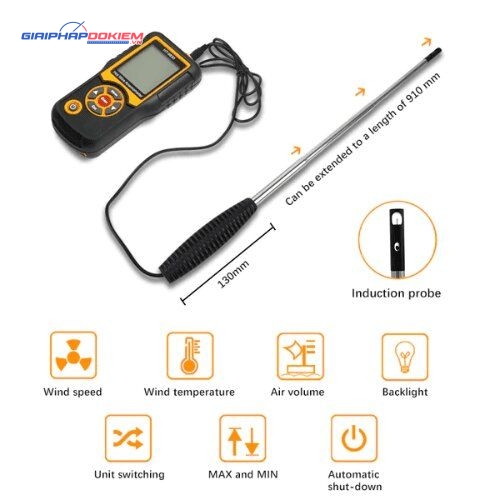 Máy đo tốc độ gió HTI HT-9830 11 Máy đo tốc độ gió HTI HT-9830