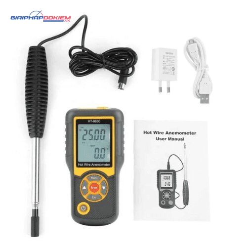 Máy đo tốc độ gió HTI HT-9830 8 Máy đo tốc độ gió HTI HT-9830